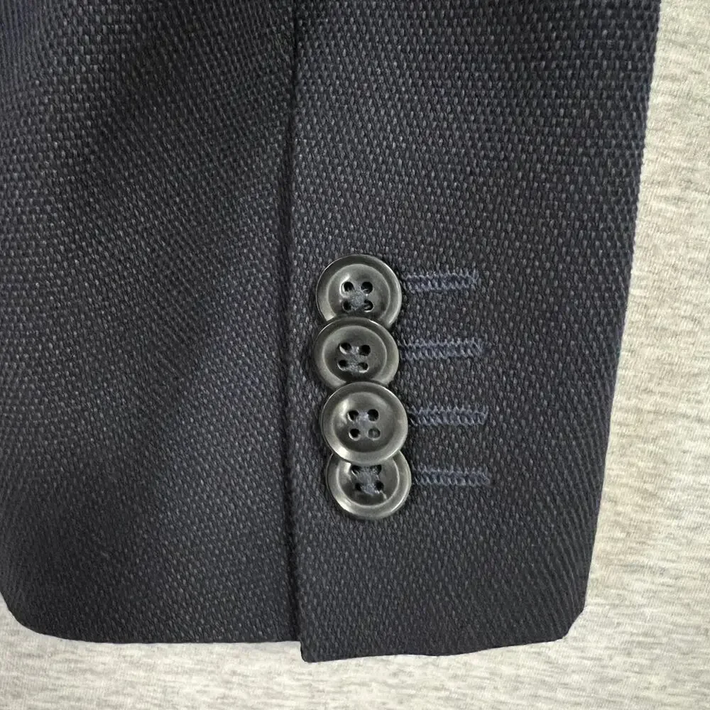 Topman Classic Navy Blazer - Size 38R - Peak Lapel